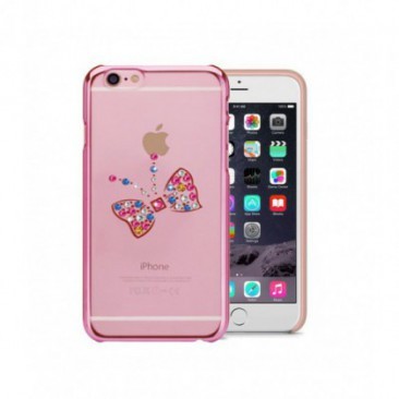 HUSA CAPAC ASTRUM BUTTERFLY APPLE IPHONE 6/6S PINK SWAROVSKI foto