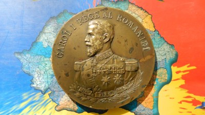 Medal Carol I Tara si Dobrogenii recunoscatori 1895 foto