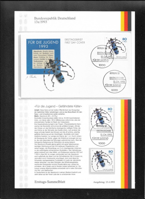 Germania FDC 13a.1993