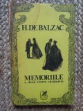 Honore de Balzac - Memoriile a doua tinere casatorite