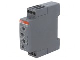 Timer electronic pentru șină DIN, 0,05s-100h, SPDT, 24-240VAC/24-48VDC