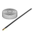 Cablu telefon 4 fire pentru telecomunicatii litat 4x28AWG negru
