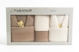 Cumpara ieftin Set Cadou Luxury , 2 Halate + 2 Prosoape Asortate cu Sapun Inclus