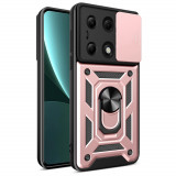 Cumpara ieftin Husa pentru Xiaomi Redmi Note 13 Pro 4G / Poco M6 Pro 4G, Techsuit CamShield Series, Rose Gold