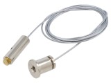 Dispozitiv suspendare suport LED argintie RD-1 alamă