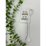 Props in forma de halba de bere,din MDF