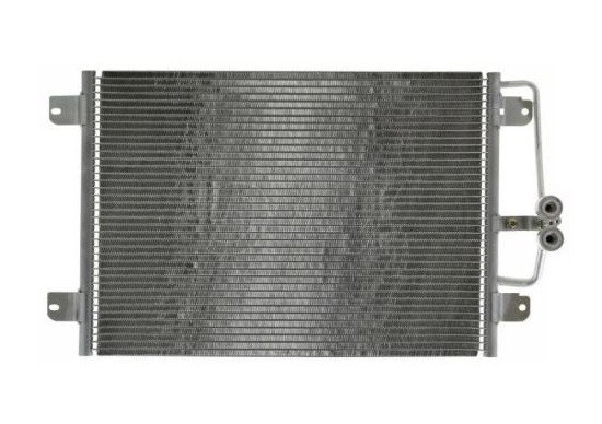 Condensator climatizare Renault Megane Scenic 1996-09.1999, motor 1.6, 79 kw benzina, cutie manuala, full aluminiu brazat, 560 (515)x385 (360)x17 mm,