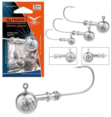 Jig Mikado Cap Aberdeen Jig, BN, Nr.4/0, 15g, 3buc/plic foto