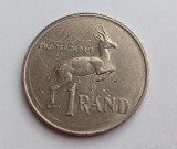 C50 - Moneda foarte veche - 1 rand - Africa de Sud - 1988