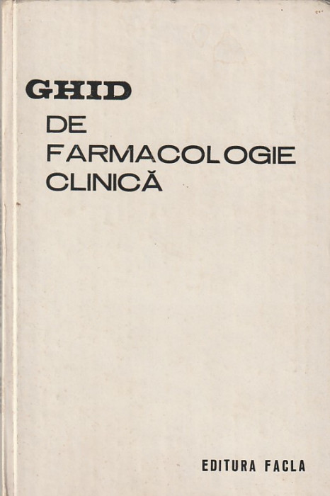 N. DRAGOMIR - GHID DE FARMACOLOGIE CLINICA