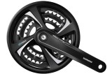 Angrenaj pedalier SHIMANO Tourney FC-TX801, brat 170mm, 48-38-28T Cod:X104