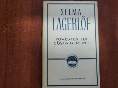 Povestea lui Gosta Berling de Selma Lagerlof foto