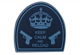 Patch &quot;KEEP CALM AND RELOAD&quot; 3D [GFC TACTICAL]