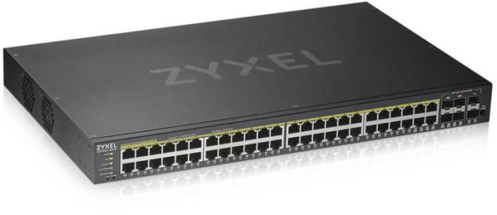 SWITCH PoE ZYXEL, port Gigabit x 48, SFP SFP x 2, managed, rackabil, &quot;GS190048HPV2-EU0101F&quot; (timbru verde 2 lei)