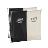 Cos rufe 2 compartimente, panza rama metal III 63 x 30 x 64 cm
