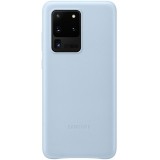 Husa de protectie Samsung Leather Cover pentru S20 Ultra, Sky Blue