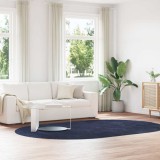 vidaXL Covor shaggy cu pom &icirc;nalt, NAVARRA, bleumarin, 300x200 cm