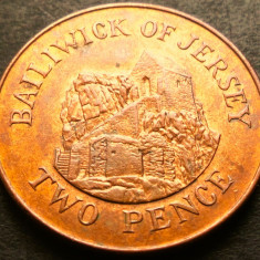 Moneda exotica 2 PENCE - JERSEY, anul 2002 * cod 636