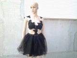 Rochie Dans/Balet Tutu + Body Copii/Dama, Marime 146-158 (S-M), Second Hand - Costum Gimnastica/Balet