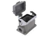 Carcasă DEGSON D6B-SF-1L-CV-M25 pentru conectori HDC drept cu clichet D6B