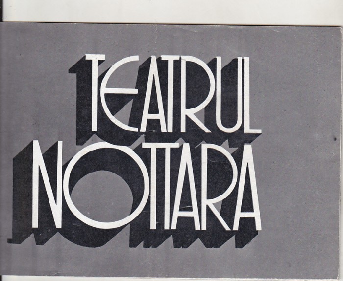 bnk rev Teatrul Nottara - Program vechi