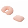 Pern&Auml; travelflex 2&Atilde;&reg;n1, confort ergonomic, umplutur&Auml; cu particule de spum&Auml; cu memorie, design versatil, roz