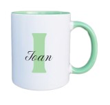 Cana maner verde personalizata prenume Ioan, INOVATIX&reg;. 330ml, Oem