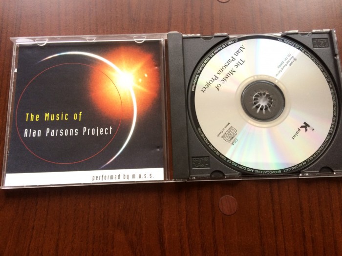 M.A.S.S. Music of Alan Parsons Project cd disc muzica synth pop progresiv rock