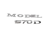 Insigna Tesla Model S Originala 2018 - Sigla Emblema Logo Tesla Model S - Piese Auto Tesla Second Hand