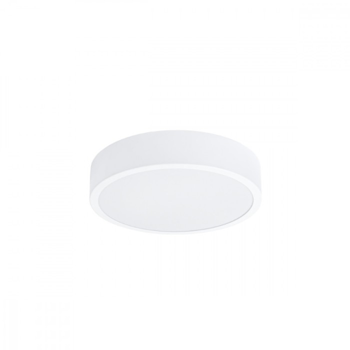 Lustră De Tavan Onyx Alb Din Aluminiu Cu 1 Bec Rotund Minimalist De Interior