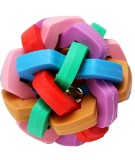 Jucarie minge impletita &amp; clopotel hard 8 cm