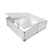 Pavilion protecție frig cu acoperiș 4 panouri 108x41x110 cm 40214