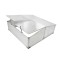 Pavilion protecție frig cu acoperiș 4 panouri 108x41x110 cm 40214