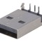 Conector USB A tata PCB THT 90? ecranat