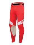 Pantaloni enduro motocross THOR Analog Red White