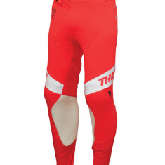 Pantaloni enduro motocross THOR Analog Red White