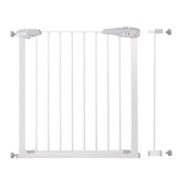 Poarta de siguranta Safety Gate pentru scari, ajustabila 83-92 cm, din otel, alba Household NewTrend