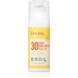 Derma Sun Lotion lotiune pentru bronzul fetei SPF 30 50 ml