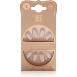 SOSU Cosmetics Salon Nails unghii artificiale culoare Marshmallow 30 buc