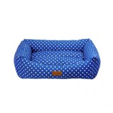 Culcus Makaron, 4Dog Deluxe, albastru, S, 50 x 38 x 19 cm