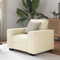 vidaXL Canapea cu pernă cu pernă Bej 100 x 77 x 82 cm in