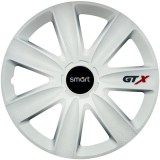 Cumpara ieftin Set 4 Capace Roti GTX Alb R15, Compatibil Cu Smart, Autohelix MSA