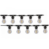 Ghirlanda Luminoasa Interconectabila 10m SPN7820A, 10 Dulii E27, IP65, Exterior/Interior, Profesionala, Decorativa, Fara Becuri