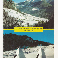AT5 -Carte Postala-AUSTRIA- Dornbirn, Wintersportplatz Ebnit , circulata 1970