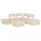 Set mobilier palet pentru gradina 6 piese lemn de molid tratat
