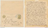 ROMANIA 1912 intreg postal scrisoare inchisa expediat catre expertul R. Zoscsak
