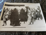 Fotografie presa, funeralii reg. Alexandru, Serbia, regina Maria, Carol II, 1934