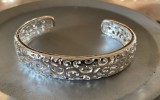 Brățară argint 925 sterling marcată, reglabilă, 18 g , elegantă, stare foarte bună, nouă, nefolosită
