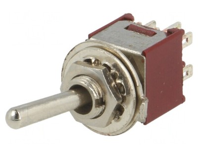Comutator Basculant DP3T ON-OFF-ON 1A 250VAC foto