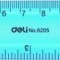 Rigla 15cm flexibila color Deli